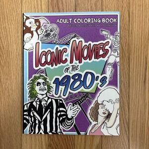 Iconic Movies of the 1980'S: Coloring Book for Adults